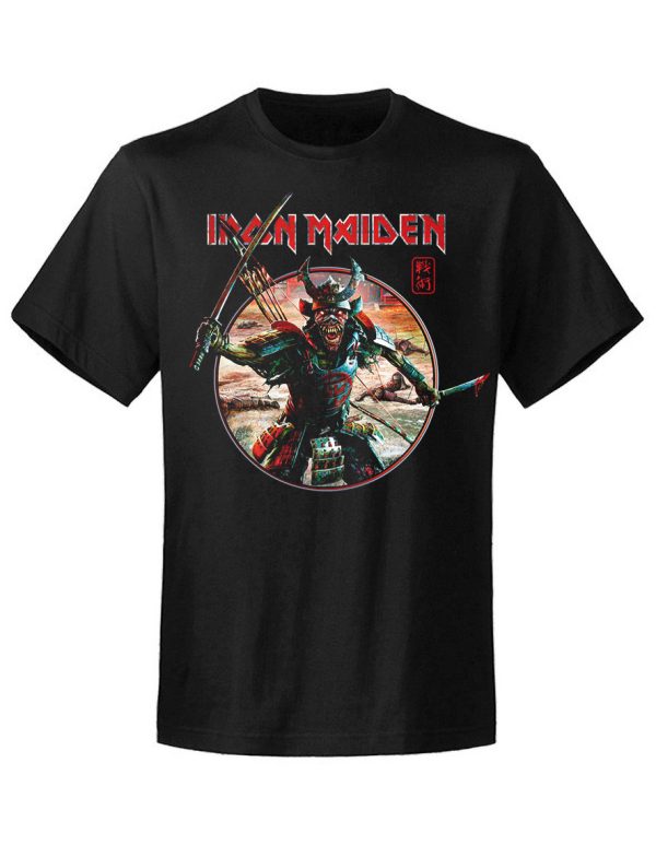 T-shirt unisexe  Iron Maiden Senjutsu Eddie Warrior Circle IMTEE137MB01