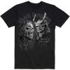 T-shirt unisexe Iron Maiden Senjutsu Large Greyscale Heads