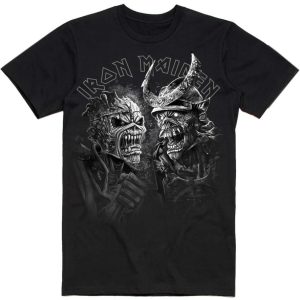 T-shirt unisexe Iron Maiden Senjutsu Large Greyscale Heads T-shirt unisexe Iron Maiden Senjutsu Large Greyscale Heads