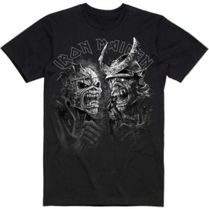 T-shirt unisexe Iron Maiden Senjutsu Large Greyscale Heads T-shirt unisexe Iron Maiden Senjutsu Large Greyscale Heads