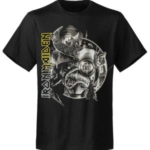 T-shirt unisexe Iron Maiden The Future Past Tour 23  Greyscale T-shirt unisexe Iron Maiden The Future Past Tour 23  Greyscale