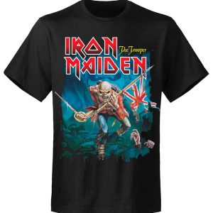 T-shirt unisexe Iron Maiden Trooper Eddie Large Eyes T-shirt unisexe Iron Maiden Trooper Eddie Large Eyes