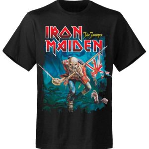 T-shirt unisexe Iron Maiden Trooper Eddie Large Eyes T-shirt unisexe Iron Maiden Trooper Eddie Large Eyes