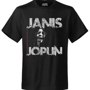 T-shirt unisexe  Janis Joplin Shea’70 JOPECOTS01MB T-shirt unisexe  Janis Joplin Shea’70 JOPECOTS01MB