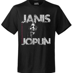T-shirt unisexe  Janis Joplin Shea’70 JOPECOTS01MB T-shirt unisexe  Janis Joplin Shea’70 JOPECOTS01MB