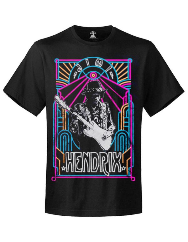 T-shirt unisexe  Jimi Hendrix Electric Ladyland Neon