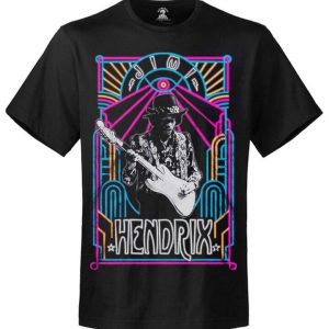 T-shirt unisexe  Jimi Hendrix Electric Ladyland Neon T-shirt unisexe  Jimi Hendrix Electric Ladyland Neon