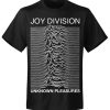 T-shirt unisexe Joy Division Unknown Pleasures Black