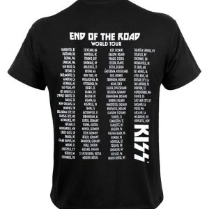 T-shirt unisexe  Kiss End Of The Road Tour T-shirt unisexe  Kiss End Of The Road Tour