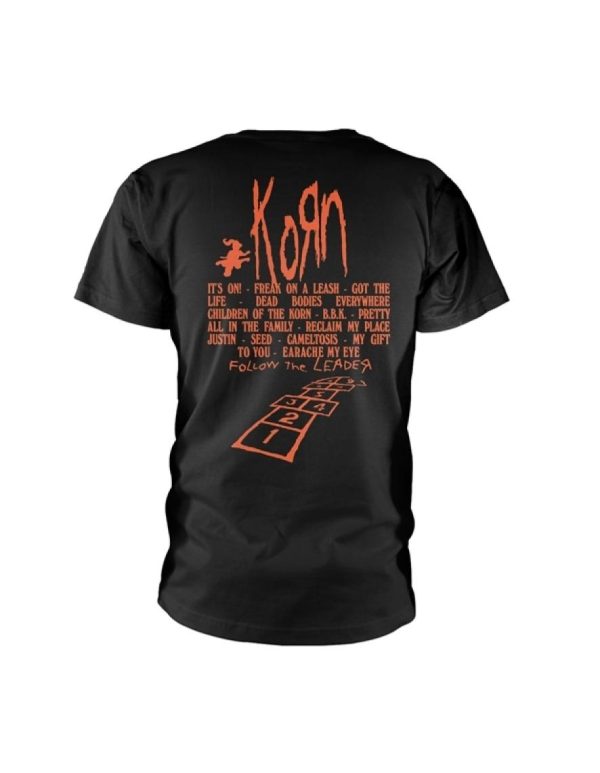 T-shirt unisexe Korn Hopscotch Flame