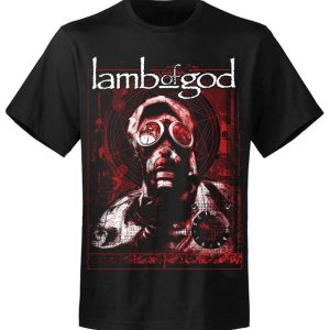 T-shirt unisexe Lamb of God Gas Mask Waves T-shirt unisexe Lamb of God Gas Mask Waves