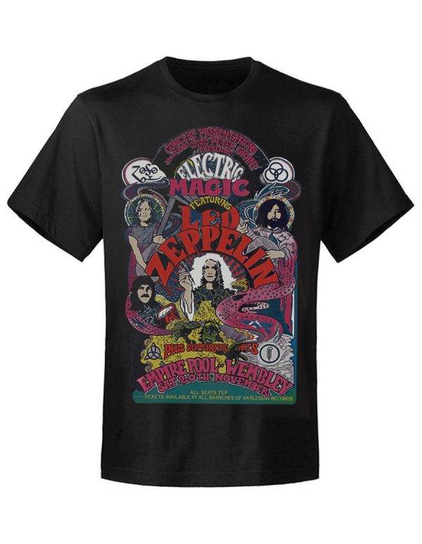 T-shirt unisexe  Led Zeppelin Electric Magic Black