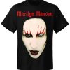 T-shirt unisexe Marilyn Manson Red Lips MMTS0101MB