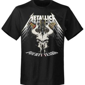 T-shirt unisexe  Metallica 40th Anniversary Forty Years T-shirt unisexe  Metallica 40th Anniversary Forty Years