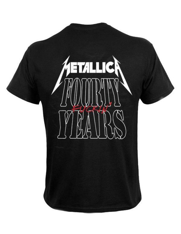 T-shirt unisexe  Metallica 40th Anniversary Forty Years