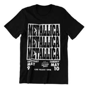T-shirt unisexe  Metallica Cow Palace T-shirt unisexe  Metallica Cow Palace