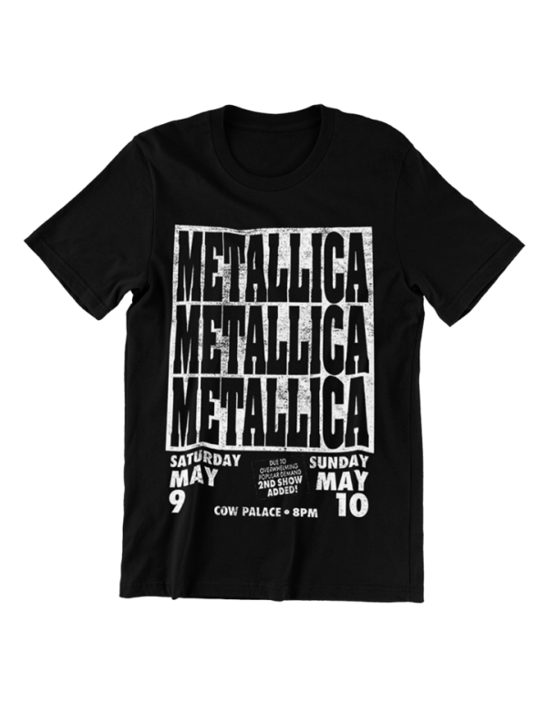 T-shirt unisexe  Metallica Cow Palace