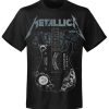 T-shirt unisexe Metallica Hammett Ouija Guitar
