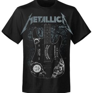 T-shirt unisexe Metallica Hammett Ouija Guitar T-shirt unisexe Metallica Hammett Ouija Guitar