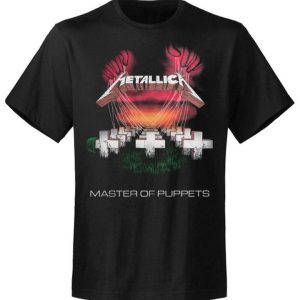 T shirt unisexe Metallica MOP European Tour 86 Black RTMTLTSBTOU 3