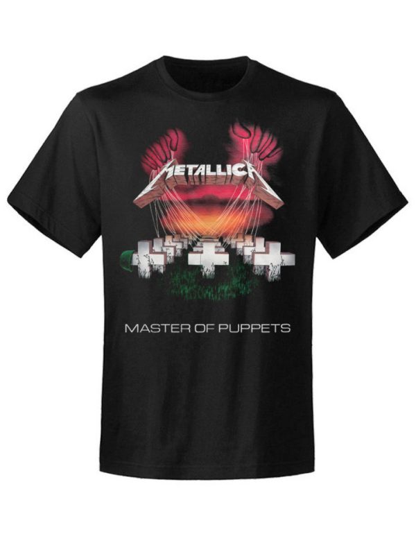 T-shirt unisexe  Metallica MOP European Tour 86 Black RTMTLTSBTOU