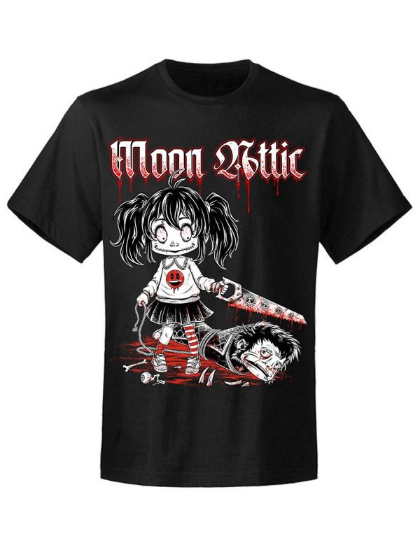 T-shirt unisexe Moon Attic Girl killer Attic