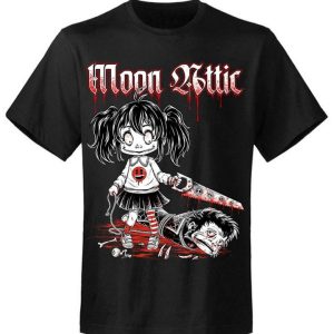 T-shirt unisexe Moon Attic Girl killer Attic
