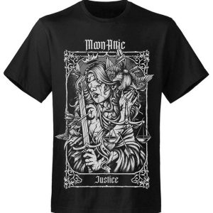 T-shirt unisexe Moon Attic Justice T-shirt unisexe Moon Attic Justice
