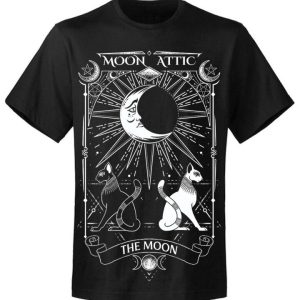 T-shirt unisexe Moon Attic Moon Tarot Attic 1 T shirt unisexe Moon Attic Moon Tarot Attic 2