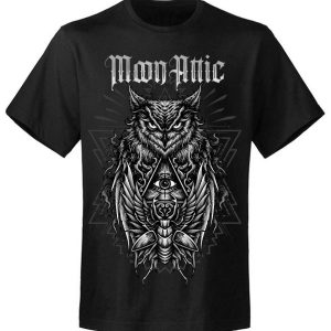 T-shirt unisexe Moon Attic Owl Attic T-shirt unisexe Moon Attic Owl Attic