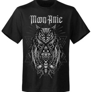T-shirt unisexe Moon Attic Owl Attic