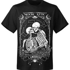 T-shirt unisexe Moon Attic  Tarot L’amoureux Attic