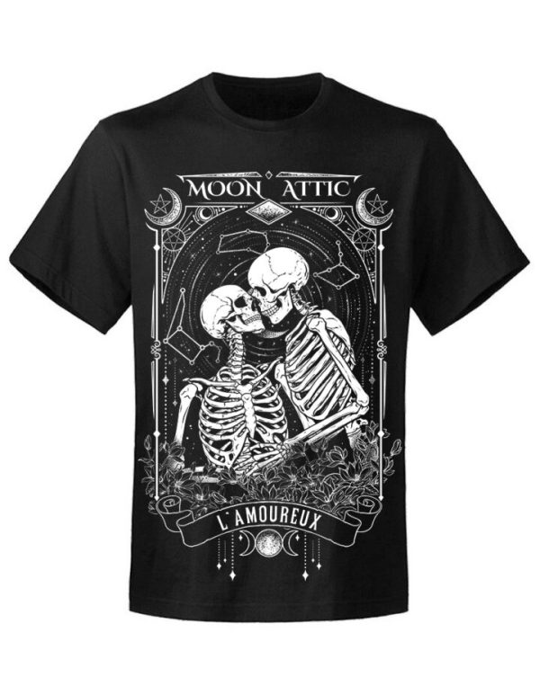 T-shirt unisexe Moon Attic  Tarot L’amoureux Attic