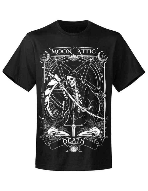 T-shirt unisexe Moon Attic Tarot The Death Attic