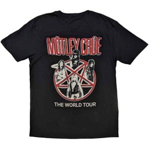 T-shirt unisexe Motley Crue Vintage World Tour T-shirt unisexe Motley Crue Vintage World Tour