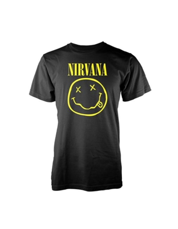 T-shirt unisexe Nirvana Smiley Logo