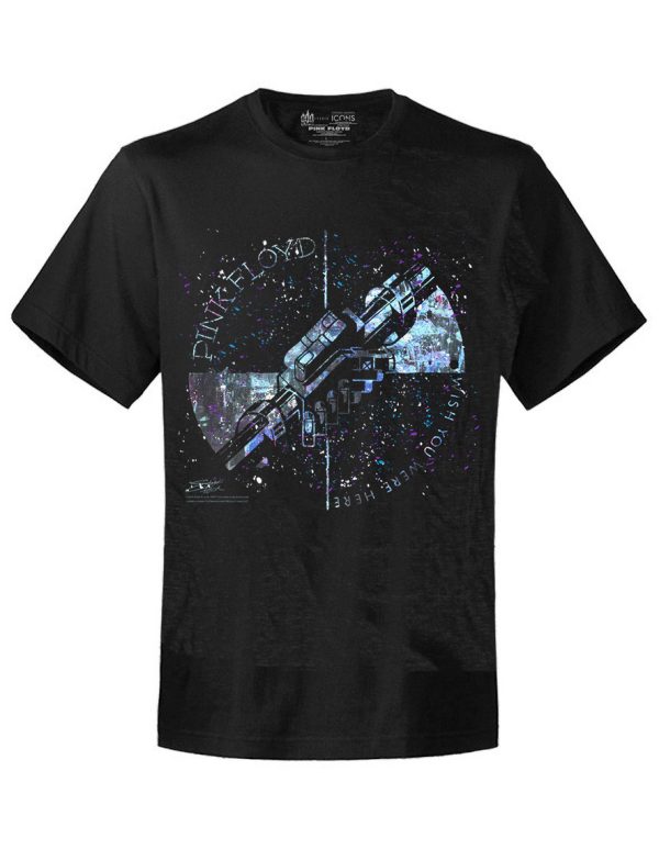 T-shirt unisexe  Pink Floyd Machine Greeting Blue