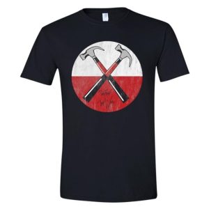 T-shirt unisexe  Pink Floyd The Wall Hammers Logo T-shirt unisexe  Pink Floyd The Wall Hammers Logo