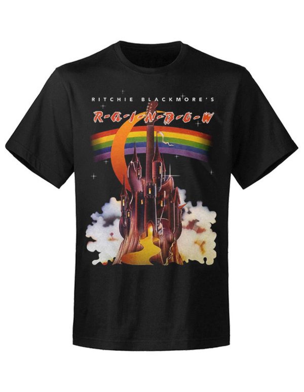 T-shirt unisexe Rainbow Ritchie Blackmore’s Rainbow Album