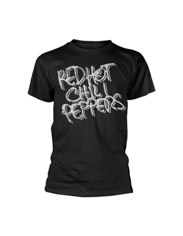 T-shirt unisexe Red Hot Chili Peppers Black And White Logo