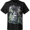 T-shirt unisexe Rock Eagle Caballo Glow Black Panther