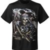 T-shirt unisexe Rock Eagle Caballo Glow Dragon Reaper