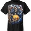 T-shirt unisexe Rock Eagle Caballo Glow Pumpkin Reaper