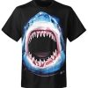 T-shirt unisexe Rock Eagle Caballo Glow Shark Jaws