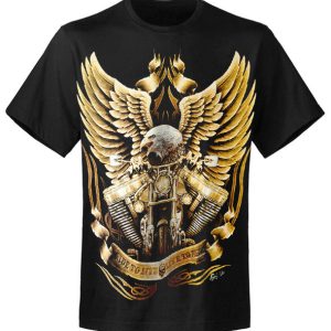 T-shirt unisexe Rock Eagle Live to Ride Eagle T-shirt unisexe Rock Eagle Live to Ride Eagle
