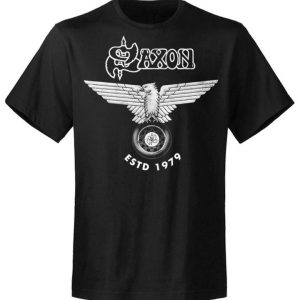 T-shirt unisexe  Saxon ESTD 1979 PHD11785S T-shirt unisexe  Saxon ESTD 1979 PHD11785S