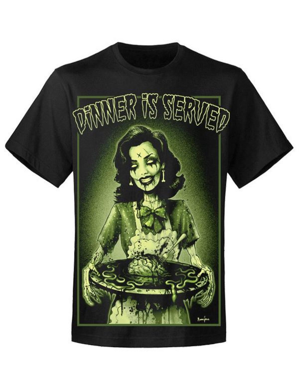 T-shirt unisexe Screaming demons Dinner is served