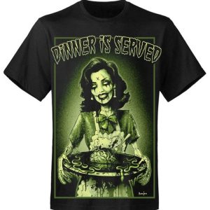 T-shirt unisexe Screaming demons Dinner is served 1 T shirt unisexe Screaming demons Dinner is served 2