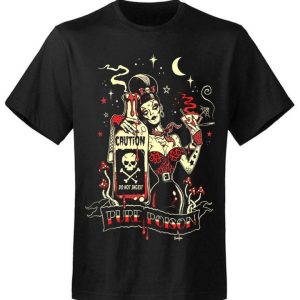 T-shirt unisexe Screaming demons Pure Poison