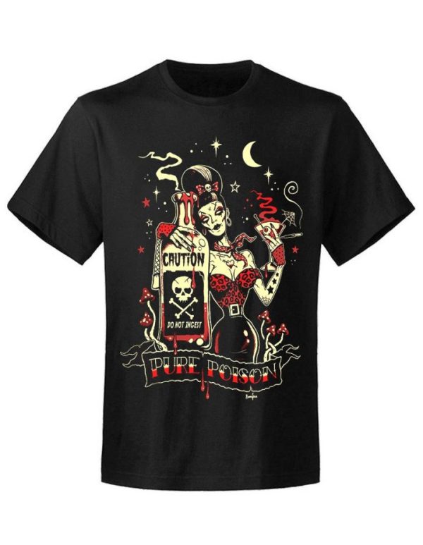 T-shirt unisexe Screaming demons Pure Poison